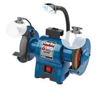 CLARKE BENCH GRINDER 6 INCH FINE AND WIRE 230VOLT WITH LAMPS CBG6250LW 6500526