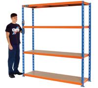 Clarke 6600726 Csr4550/50Bo 550 Heavy Duty Boltless Shelving (Blue & Orange)