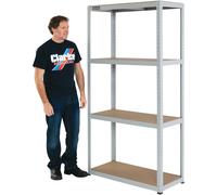 Clarke 6600756 Csm4200/40Lg Heavy Duty 200 Boltless Shelving (Light Grey)