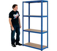 Clarke 6600758 Csr4200/40Bl Heavy Duty 200 Boltless Shelving (Blue)