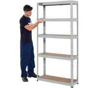 Clarke 6600762 Csm5265/30Lg Heavy Duty Boltless Shelving (Light Grey)
