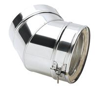 Clarke 6911258 6 Stainless Steel Twin Wall Flue 45 Elbow