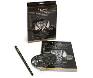 Clarke 700555 Pennywhistle D-tuning Beginner-Set with textbook and CD, 700442