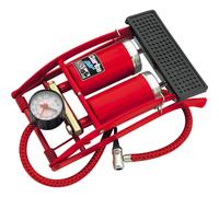 Clarke FP200 Double Barrel Tyre Inflator Foot Pump