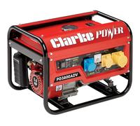 Clarke PG3800ADV 3kVA Dual Voltage (230/110V) Petrol Generator