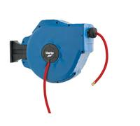 Clarke Air Hose Reel Line 50ft 3/8" Retractable Rewind Wall Mountable CAR15PC