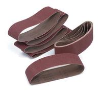 Clarke Aluminium Oxide Sanding Belts 76x533mm 40 Grit - Pk10