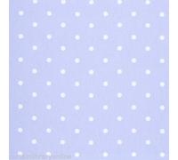 *Clarke and Clarke Dotty Powder Blue Designer Curtain Upholstery Fabric Sold By The Metre
