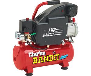 Clarke Bandit 4-8 Litre Air Compressor with Upholsters Stapler Kit