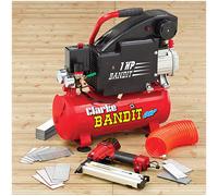 Clarke Bandit V Kit 4.2cfm 8 Litre 1HP Air Compressor Nailing / Stapling Kit (230V)