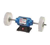 Clarke CBB200-E 200mm Bench Buffer/Polisher with Extended Spindles (230V)