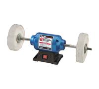 Clarke CBB200-E 200mm Bench Buffer/Polisher with Extended Spindles (230V)