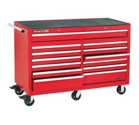 Clarke CBB230C Extra Large HD Plus 13 Drawer Tool Cabinet (Red)