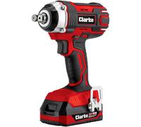 Clarke Clarke CCIW160 18V 1/2" Drive 18V 160Nm Cordless Impact Wrench with 2 x 2Ah Batteries & Charger