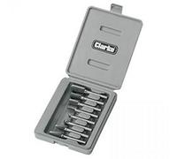 Clarke CHT580 8pce Double Cut Rotary Burr Set - 1801580