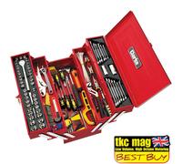 Clarke CHT641 199 piece DIY Tool Kit with Cantilever Tool Box