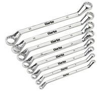 Clarke CHT807 8 piece 6 - 22mm Deep Offset Ring Spanner Set