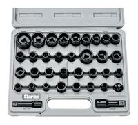 Clarke Clarke CIS12/35 35 Piece 3/8" & 1/2" Impact Socket Set Metric/AF