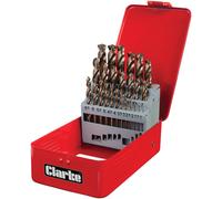 Clarke CHT384 - 25pce Cobalt Steel Drill Bit Set - 1801384