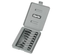 Clarke 1801580 Cht580 8 Piece Double Cut Rotary Burr Set