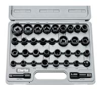 Clarke Clarke CIS12/35 35 Piece 3/8" & 1/2" Impact Socket Set Metric/AF