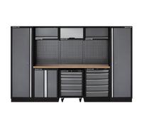 Clarke Clarke COMBGSM03 Modular Storage System 16 Piece Package Wooden Worktops