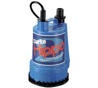 Clarke Hippo 2 (110V) 1" 250W Submersible Water Pump, 85Lpm Flow, 6m Lift, 110V with Thermal Overload Protection