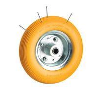 Clarke Clarke PF395 Puncture Proof Yellow Tyred Wheel 395mm