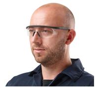 Clarke Clarke SCS1 Clear Safety Glasses with Adjustable Arms