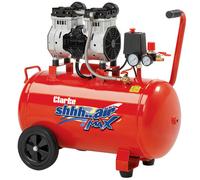 Clarke Clarke SHHH50/150 Shhh Air Max 7cfm 50 Litre 1.5HP Low Noise Oil Free Air Compressor (230V)