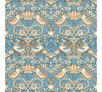 Clarke & Clarke Strawberry Thief Denim/spice Wp