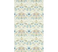 Clarke & Clarke Strawberry Thief Linen Plum Cream Wallpaper