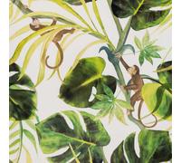 Clarke & Clarke W0083/04 Monkey Business Natural Wp