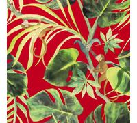 Clarke & Clarke W0083/05 Monkey Business Rouge Wp