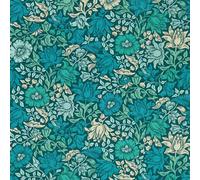 Clarke & Clarke William Morris Mallow Wallpaper Teal W0173/02