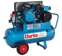 Clarke Clarke XEPV16/50 (O/L) 14cfm 50 Litre 3HP Portable Industrial Air Compressor (230V)