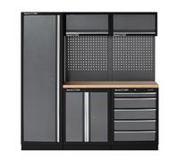 Clarke COMBGSM02 Wooden Top 11 Piece Modular Storage System Package