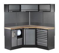 Clarke COMBGSM05 Modular Corner Storage System 19 Piece Package Wooden Worktops