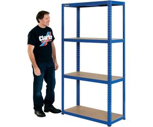 Clarke CSM4200/40BL 200kg Boltless Shelving (Blue)