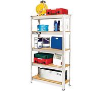 Clarke 6600800 Csm5150S Heavy Duty 150 Boltless Shelving (Silver)
