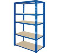 Clarke CSM5265/40BL Heavy Duty Boltless Shelving (Blue)