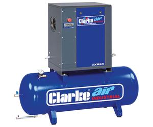 Clarke CXR5R 17.1cfm 200 Litre 5.5HP Industrial Screw Compressor (400V)