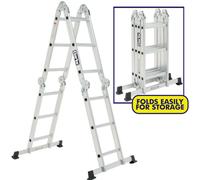Clarke FPL3 10-in-1 Multi Function Aluminium Ladder