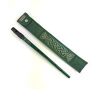 Clarke Green Sweetone D whistle & Dannan Green Vegan leather Pouch