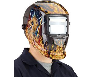Clarke GWH5 Flame Design Arc Activated Solar Powered Grinding/Welding Headshield