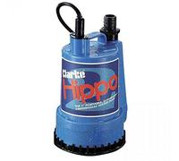 Clarke Hippo 2 1" 250W Submersible Water Pump, 85Lpm Flow, 6m Lift, 230V with Thermal Overload Protection
