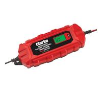 Clarke IBC6 6V/12V 6A Smart Battery Charger, 10-Stage Automatic for Lead Acid (WET, MF, EFB, STD, GEL, AGM) & LiFePO4, with Reverse Polarity, Overload Protection, LCD Screen