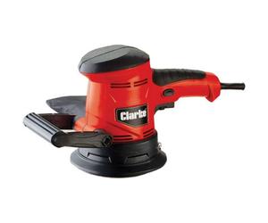 Clarke International Clarke Cros3 450W Random Orbital Sander (230V) - Includes Discs & Dust Bag