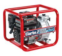 Clarke International Clarke Pf50 Petrol Powered 2" Full-Trash Water Pump - Framed Mounted Water Pump