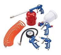 Clarke 3110157 Kit1100 5 Piece Air Tool Kit With Gravity Fed Sprayer